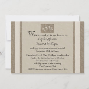 Invitación a la Recepción Después de la Boda - Est