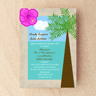 Invitación a la Recepción Después de la Boda -- Tr