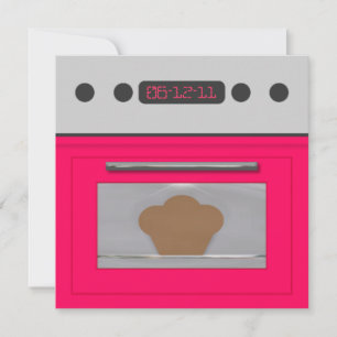 Invitación a la receta de Bun Bebé (rosa)