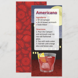 Invitación a la receta de cóctel americano