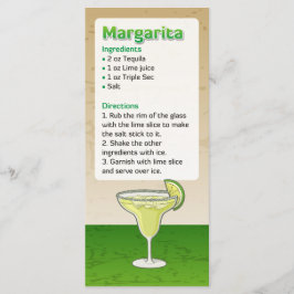 Invitación a la receta de cóctel de Margarita