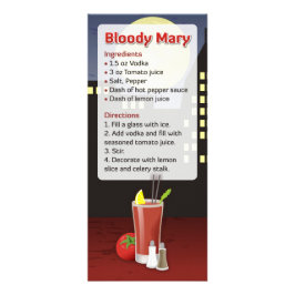 Invitación a la receta de cóctel Mary Bloody