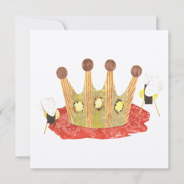 Invitación a la reina abeja (Anverso)