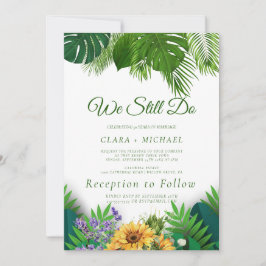 Invitación a la renovación de la flor de sol de ve