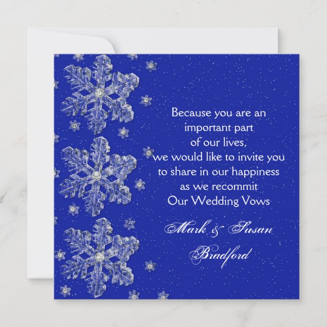 Invitación a la renovación de la promesa de boda d (Anverso)