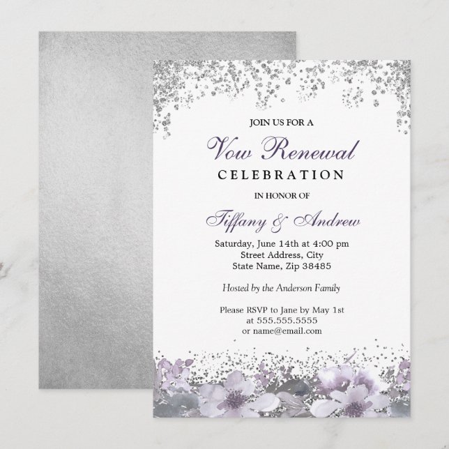 Invitación a la renovación de la promesa de florac (Anverso / Reverso)