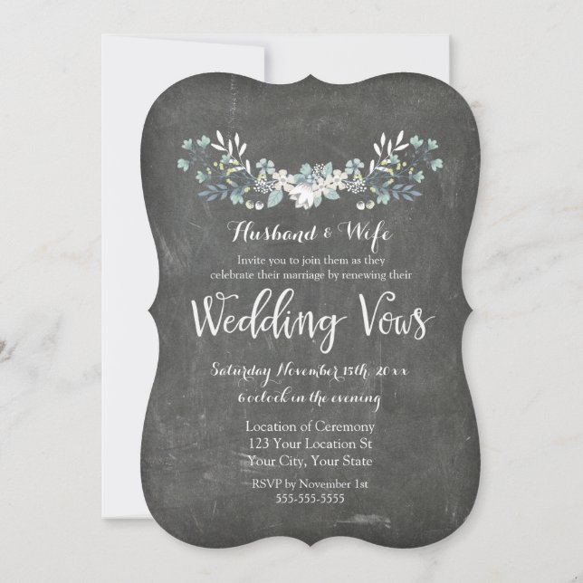 Invitación a la renovación de la vómita floral de  (Reverso)