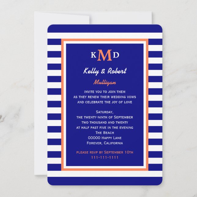 Invitación a la renovación del voto náutico (Anverso)