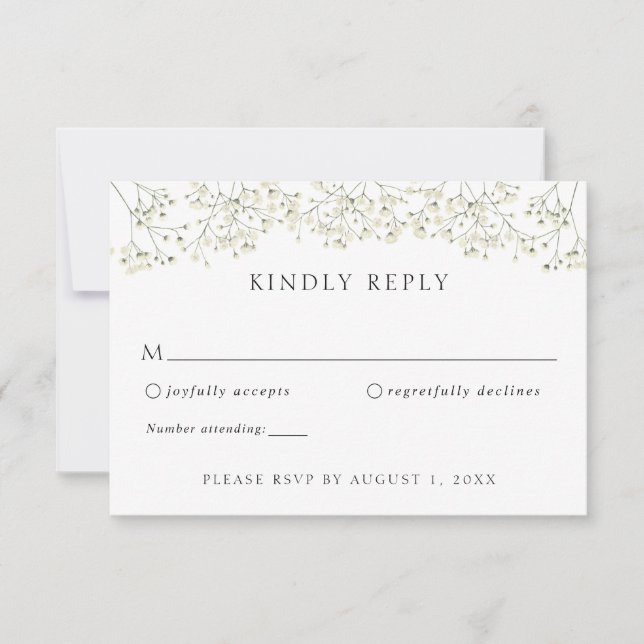 Invitación a la respuesta RSVP de la boda de alien (Anverso)
