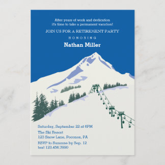 Invitación a la retirada de la escena de invierno