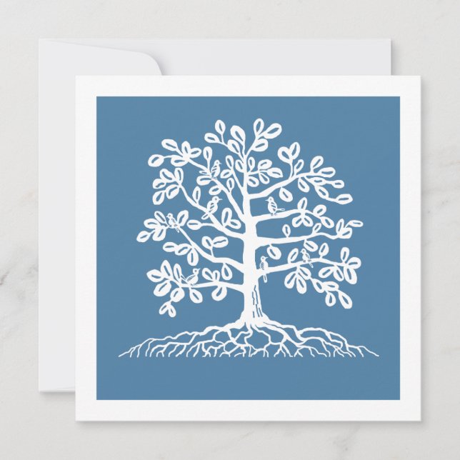 Invitación a la reunión de árboles familiares (Anverso)