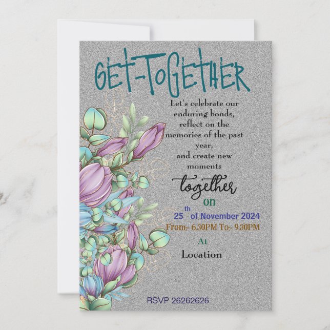 Invitación a la reunión de bloggers de medianoche (Anverso)