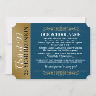 Invitación a la Reunión de Clase Azul/Oro con Esti