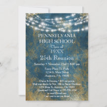 Invitación a la reunión de clases de Blue Gold Lig