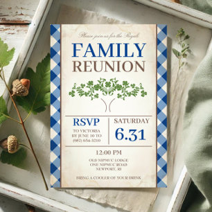Invitación a la reunión de familia de árboles