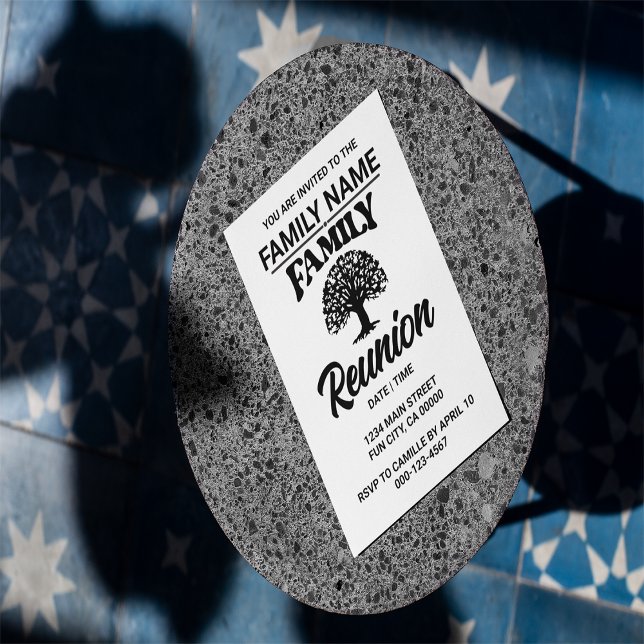 Invitación a la reunión de familia de árboles de f (Subido por el creador)