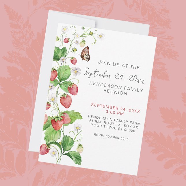 Invitación a la Reunión de Familia de Fresas (Subido por el creador)