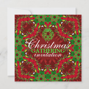 Invitación a la reunión de feriados de navidades