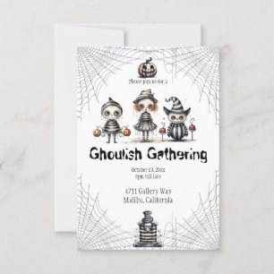 Invitación a la reunión de Halloween Ghoulish