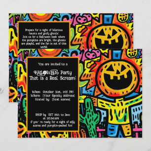 Invitación a la reunión de Halloween Monster