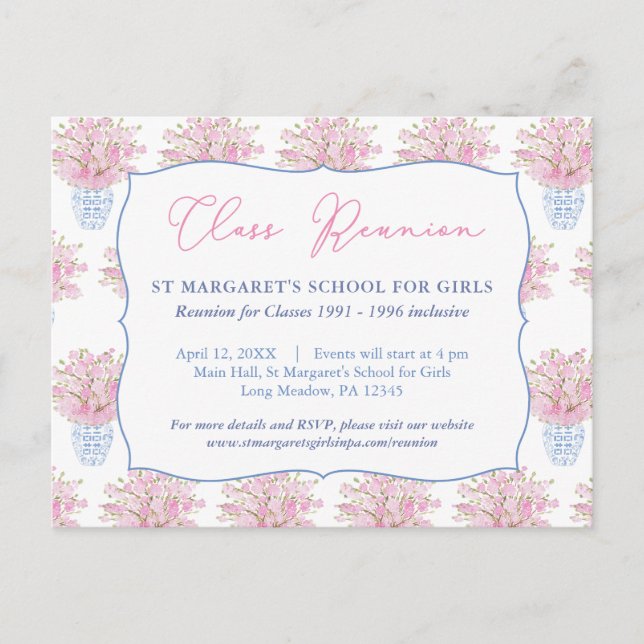 Invitación a la Reunión de la Escuela de Damas o d (Anverso)