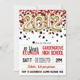 Invitación a la reunión de la escuela secundaria d