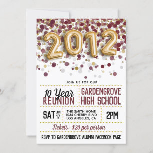 Invitación a la reunión de la escuela secundaria d