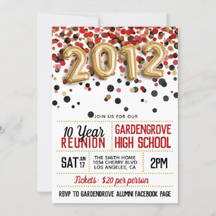 Invitación a la reunión de la escuela secundaria d
