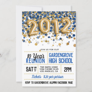 Invitación a la reunión de la escuela secundaria d