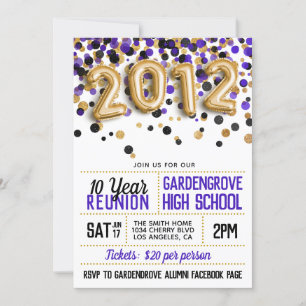 Invitación a la reunión de la escuela secundaria d