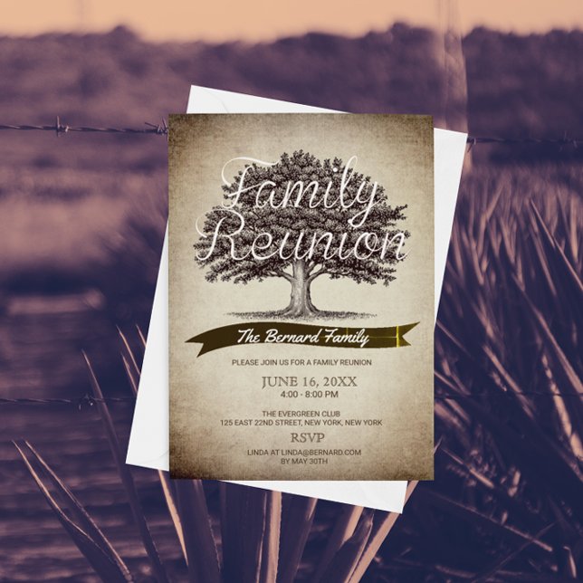 Invitación a la reunión de la familia de cosecha d (Subido por el creador)