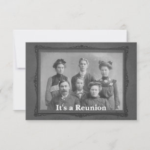 Invitación a la reunión de la familia de imágenes 