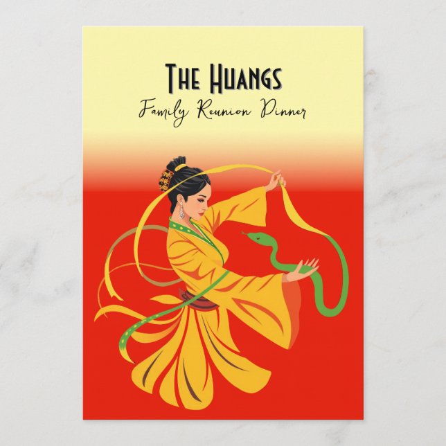 Invitación a la reunión de la familia de las serpi (Anverso)