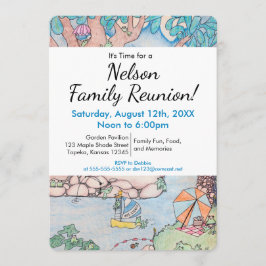 Invitación a la Reunión de la Familia Frog Treehou