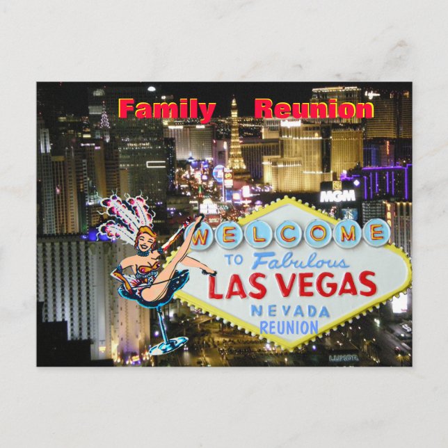 Invitación a la Reunión de la Familia Las Vegas (Anverso)