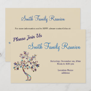 Invitación a la Reunión de la Familia Nebula Tree