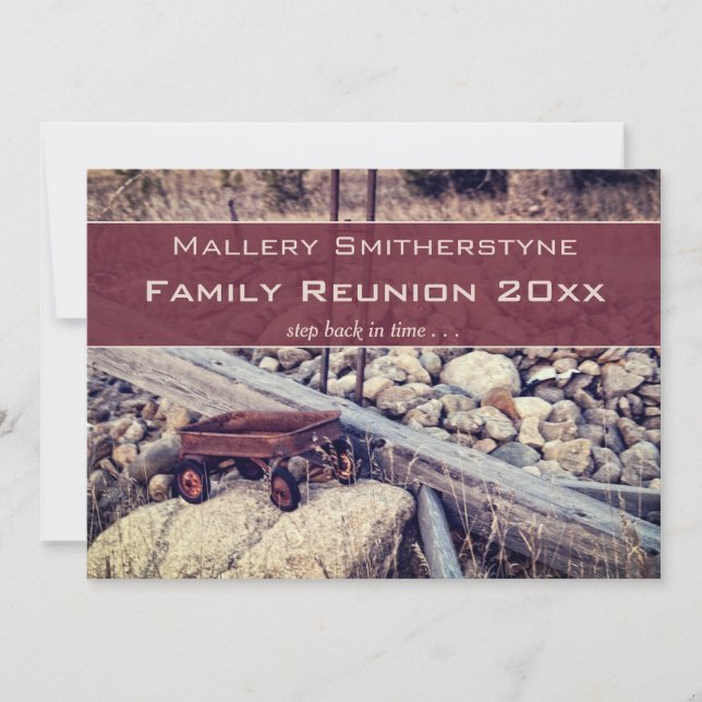 Invitación a la Reunión de la Familia Nostalgésica (Anverso)