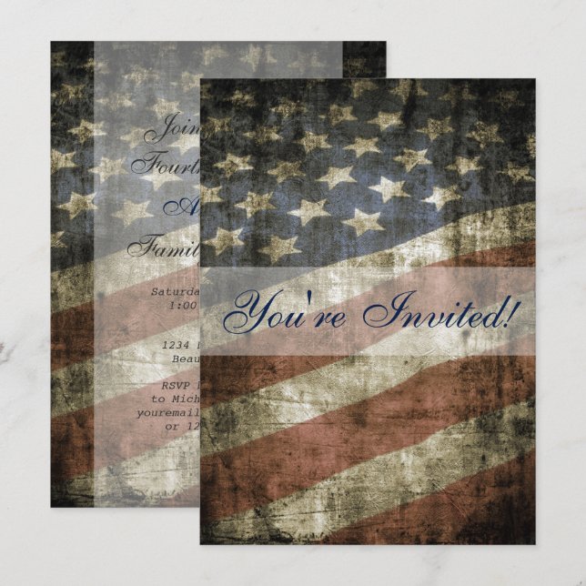 Invitación a la Reunión de la Familia Patriótica d (Anverso / Reverso)