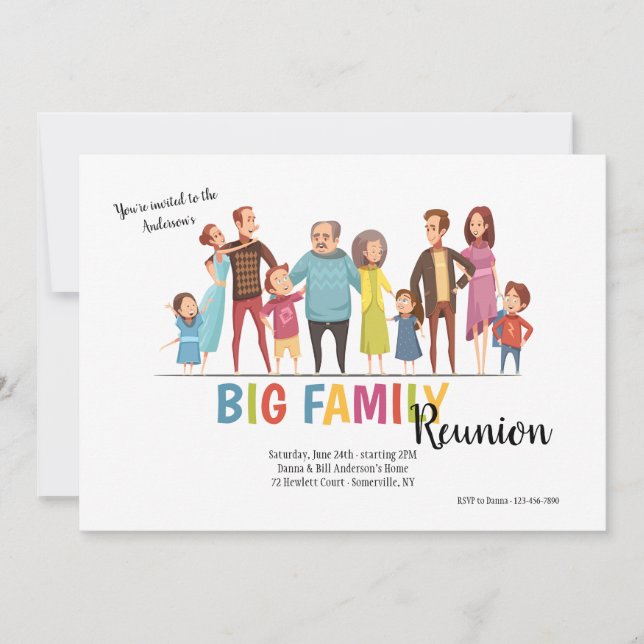 Invitación a la Reunión de la Gran Familia (Anverso)