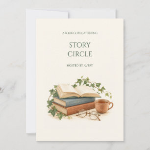 Invitación a la reunión del club de lectura Story 