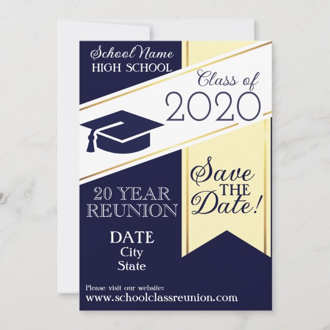 Invitación a la reunión escolar (Anverso)