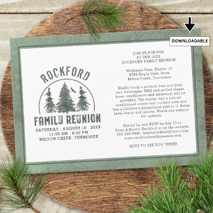 Invitación a la Reunión Familiar de Árboles Forest