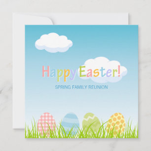 Invitación a la reunión familiar de Fiesta de Pasc