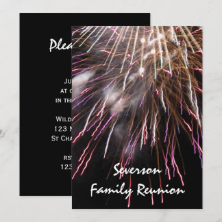 Invitación a la Reunión Familiar de Fireworks