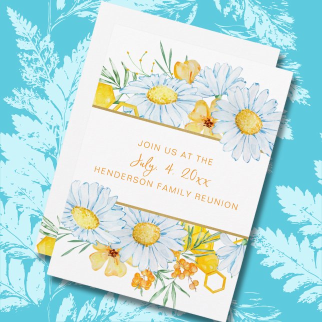 Invitación a la Reunión Familiar de Floral Blanco (Subido por el creador)