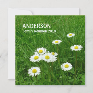 Invitación a la Reunión Familiar Little Daisies