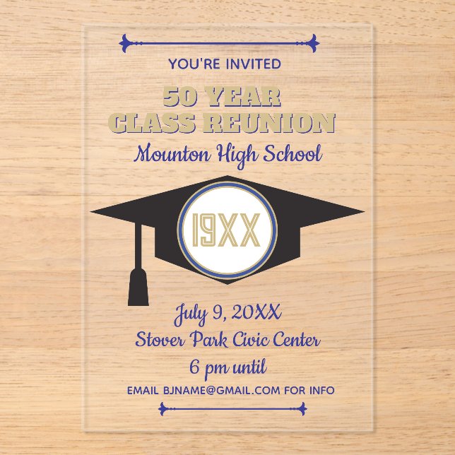 ¡Invitación a la reunión! Invitación para la reuni (Anverso)