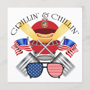 Invitación a la reunión patriótica de Grillín y Ch