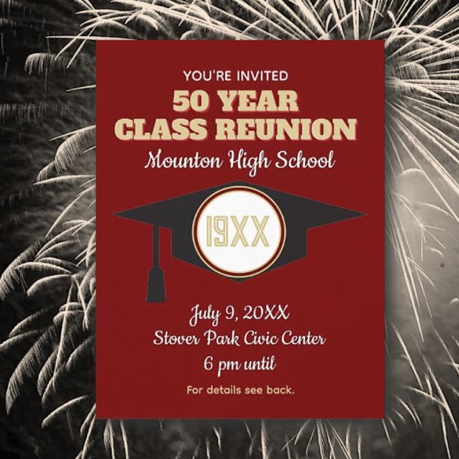 ¡Invitación a la Reunión! Tarjeta postal de reunió (Subido por el creador)