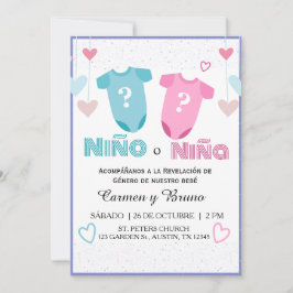 Invitación a la Revelación de Género Española